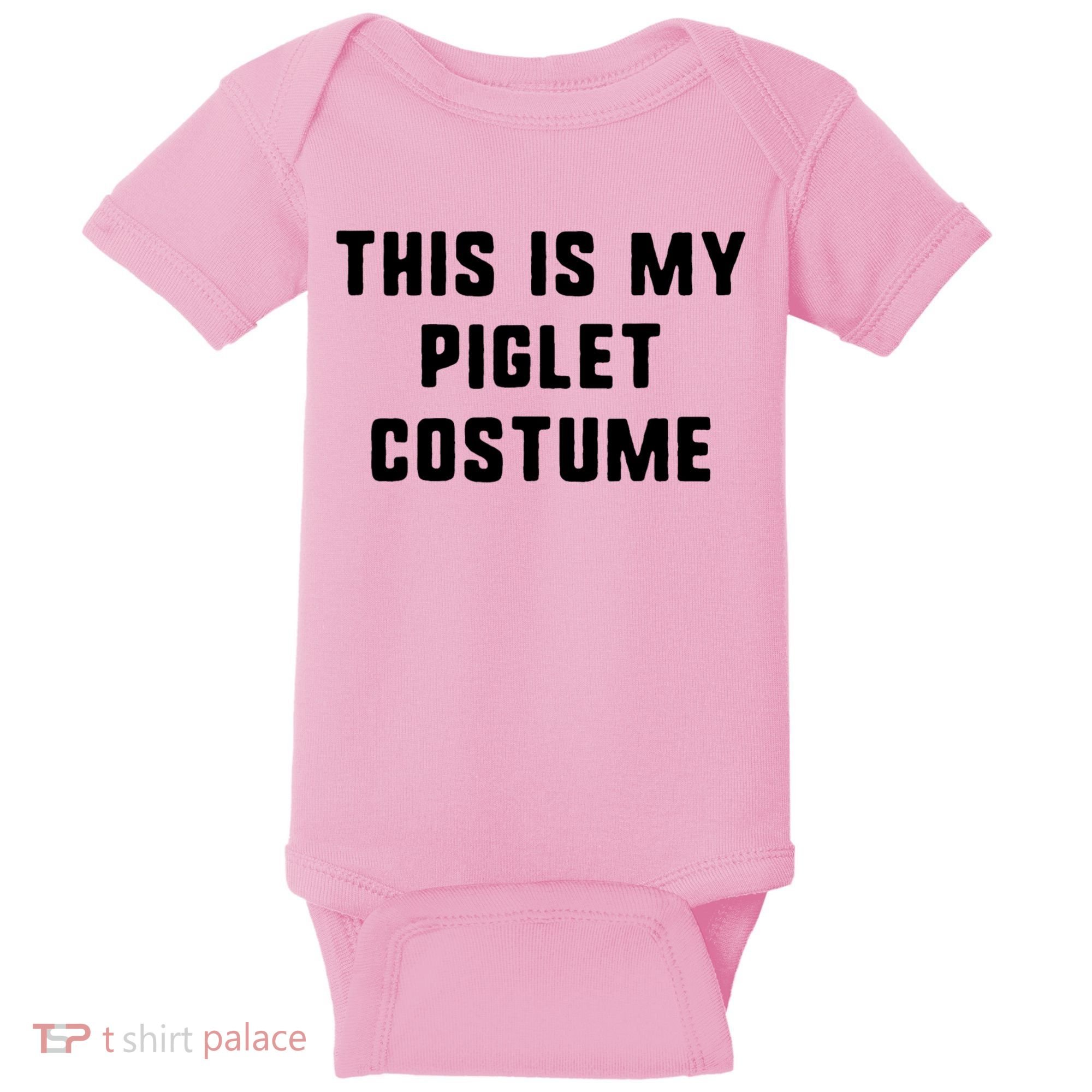 This Is My Piglet Costume Funny Halloween Baby Bodysuit