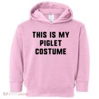 This Is My Piglet Costume Funny Halloween Toddler Hoodie thumb 0
