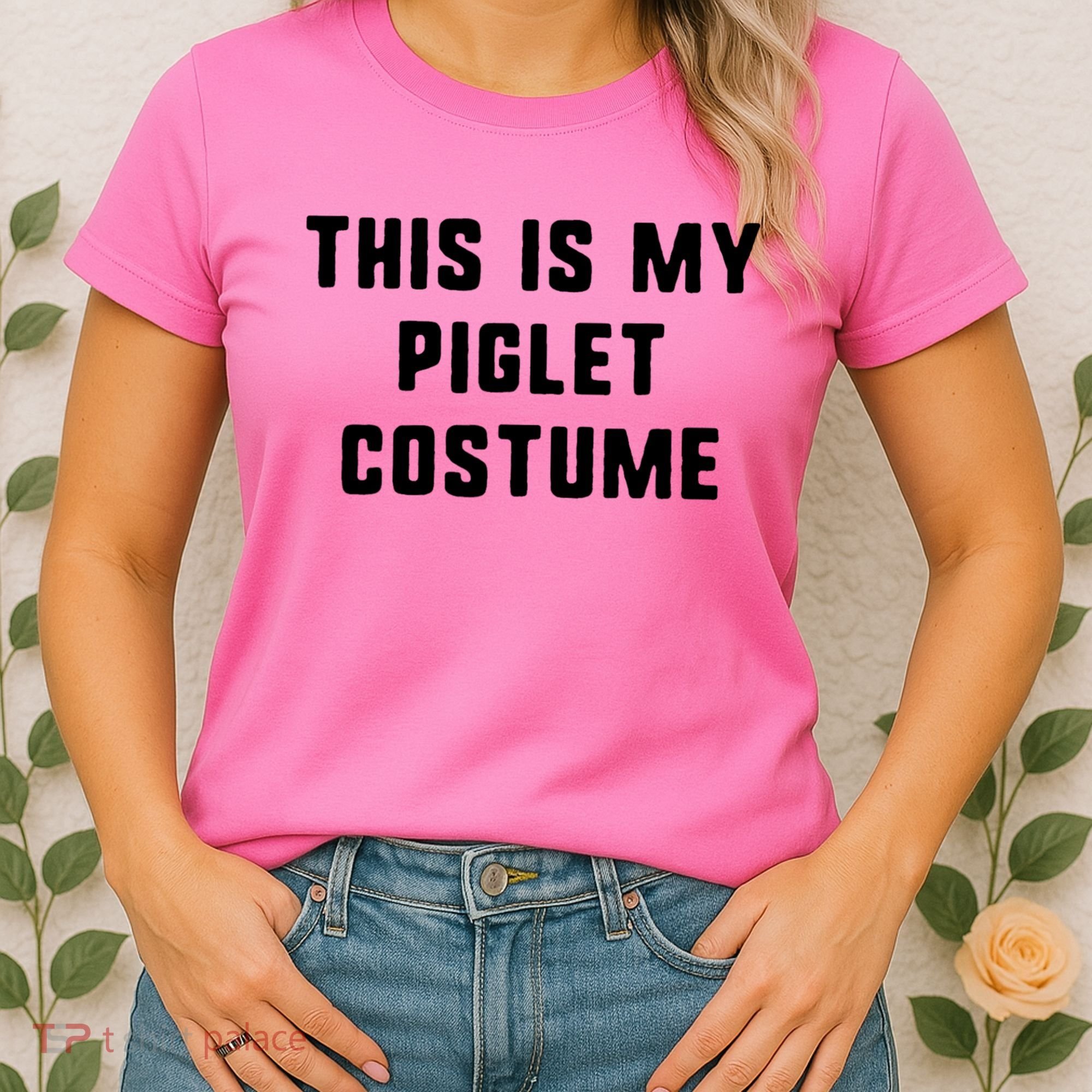 This Is My Piglet Costume Funny Halloween Women's T-Shirt