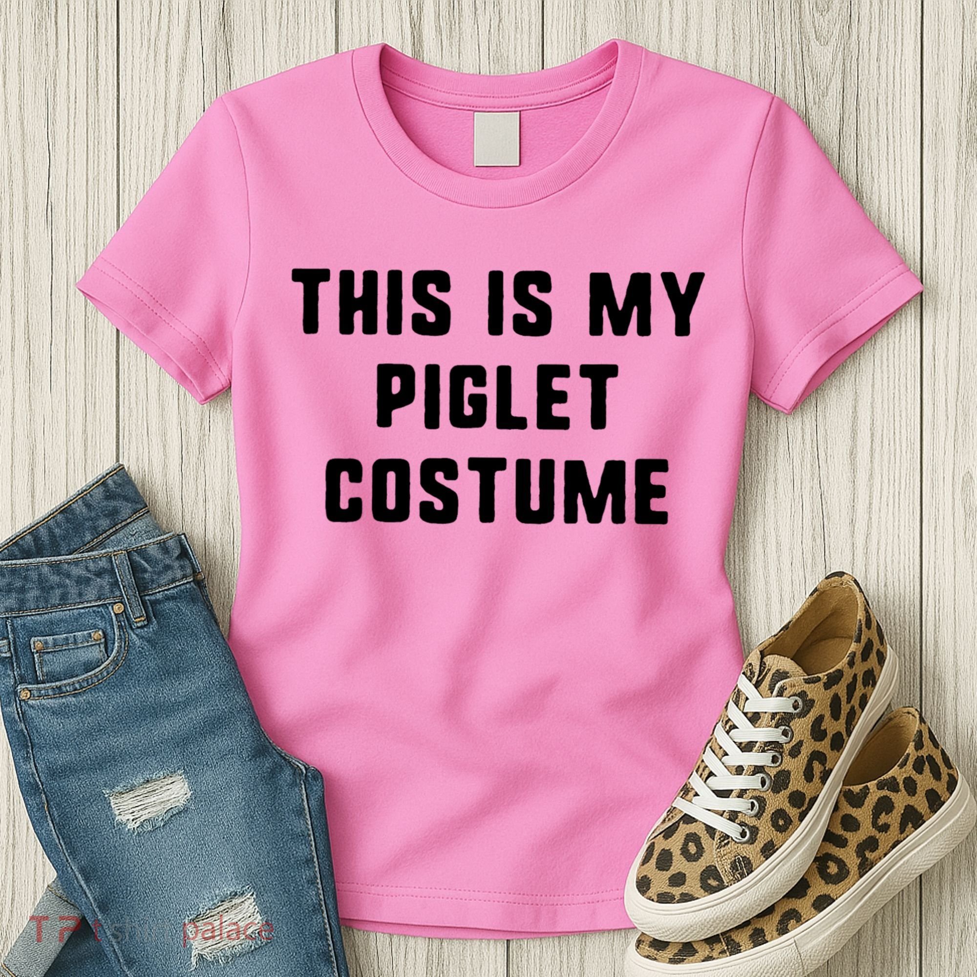 This Is My Piglet Costume Funny Halloween Women's T-Shirt