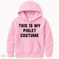 This Is My Piglet Costume Funny Halloween Kids Hoodie thumb 0