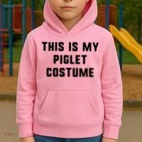 This Is My Piglet Costume Funny Halloween Kids Hoodie thumb 2