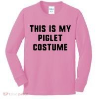 This Is My Piglet Costume Funny Halloween Kids Long Sleeve Shirt thumb 0
