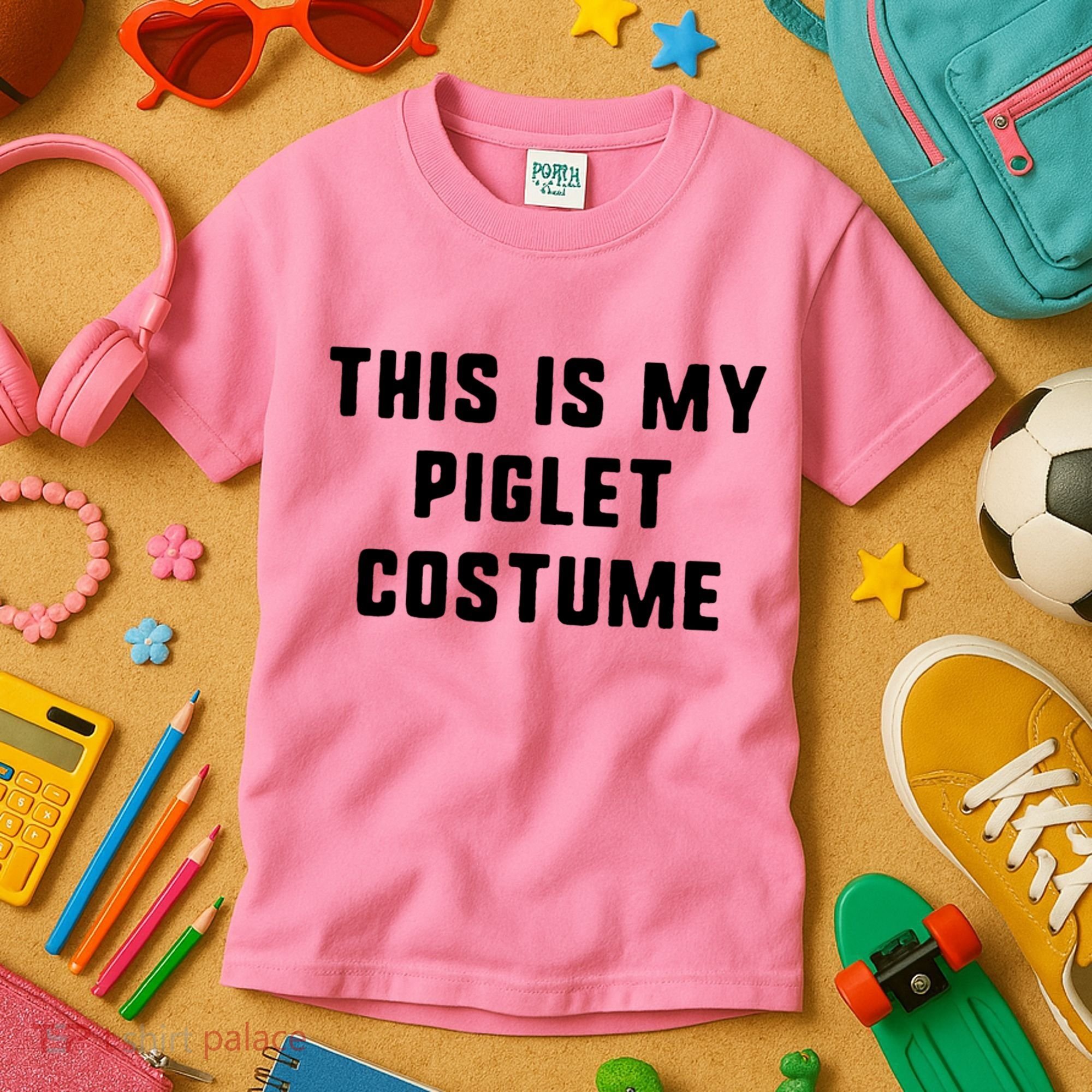 This Is My Piglet Costume Funny Halloween Kids T-Shirt