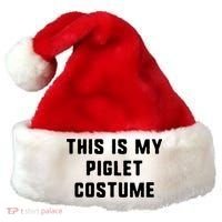 This Is My Piglet Costume Funny Halloween Santa Hat thumb 0