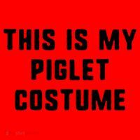 This Is My Piglet Costume Funny Halloween Santa Hat thumb 1