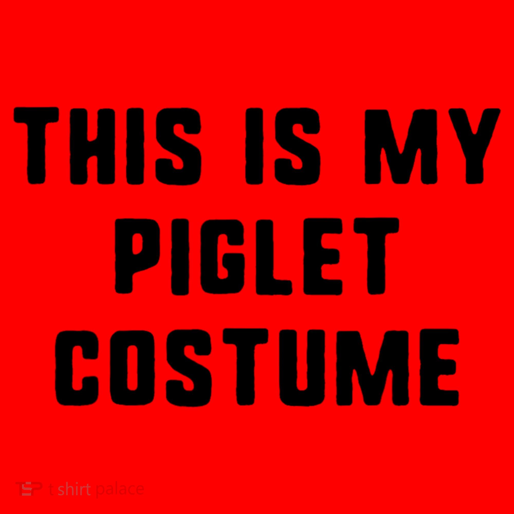 This Is My Piglet Costume Funny Halloween Santa Hat