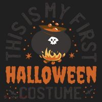 This Is My First Halloween Costume Cute Women's Sweatshirt thumb 2