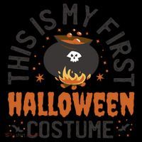 This Is My First Halloween Costume Cute Toddler Hoodie thumb 2