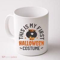 This Is My First Halloween Costume Cute Coffee Mug thumb 0