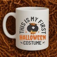 This Is My First Halloween Costume Cute Coffee Mug thumb 2