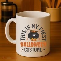 This Is My First Halloween Costume Cute Coffee Mug thumb 4