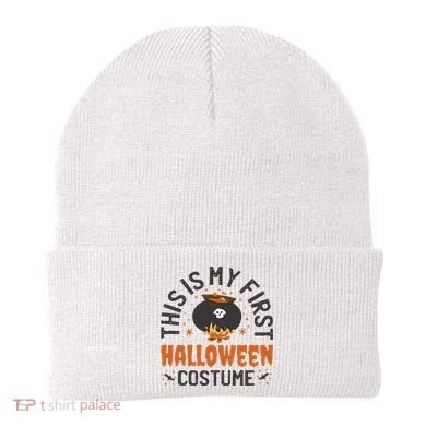 This Is My First Halloween Costume Cute Beanie