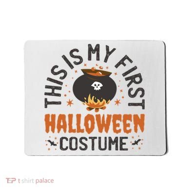 This Is My First Halloween Costume Cute Mousepad