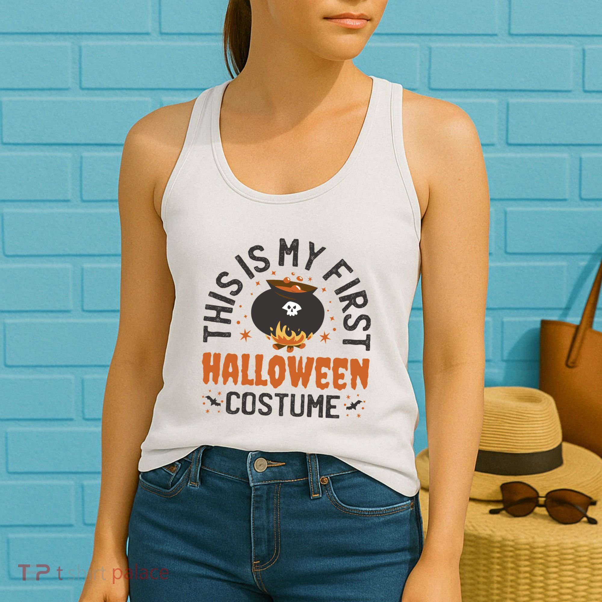 This Is My First Halloween Costume Cute Women's Tank Top
