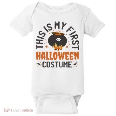 This Is My First Halloween Costume Cute Baby Bodysuit