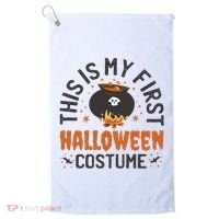 This Is My First Halloween Costume Cute Golf Towel thumb 0