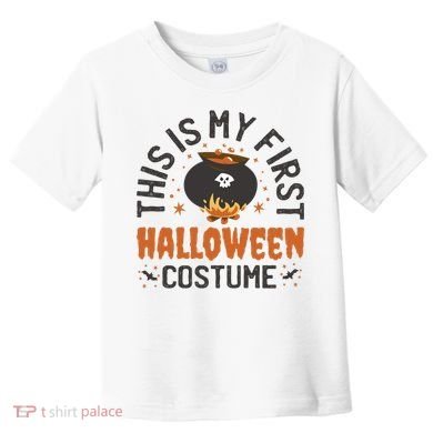 This Is My First Halloween Costume Cute Toddler T-Shirt