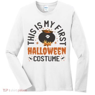 This Is My First Halloween Costume Cute Women's Long Sleeve Shirt