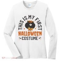 This Is My First Halloween Costume Cute Women's Long Sleeve Shirt thumb 0