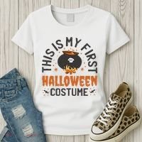 This Is My First Halloween Costume Cute Women's T-Shirt thumb 3