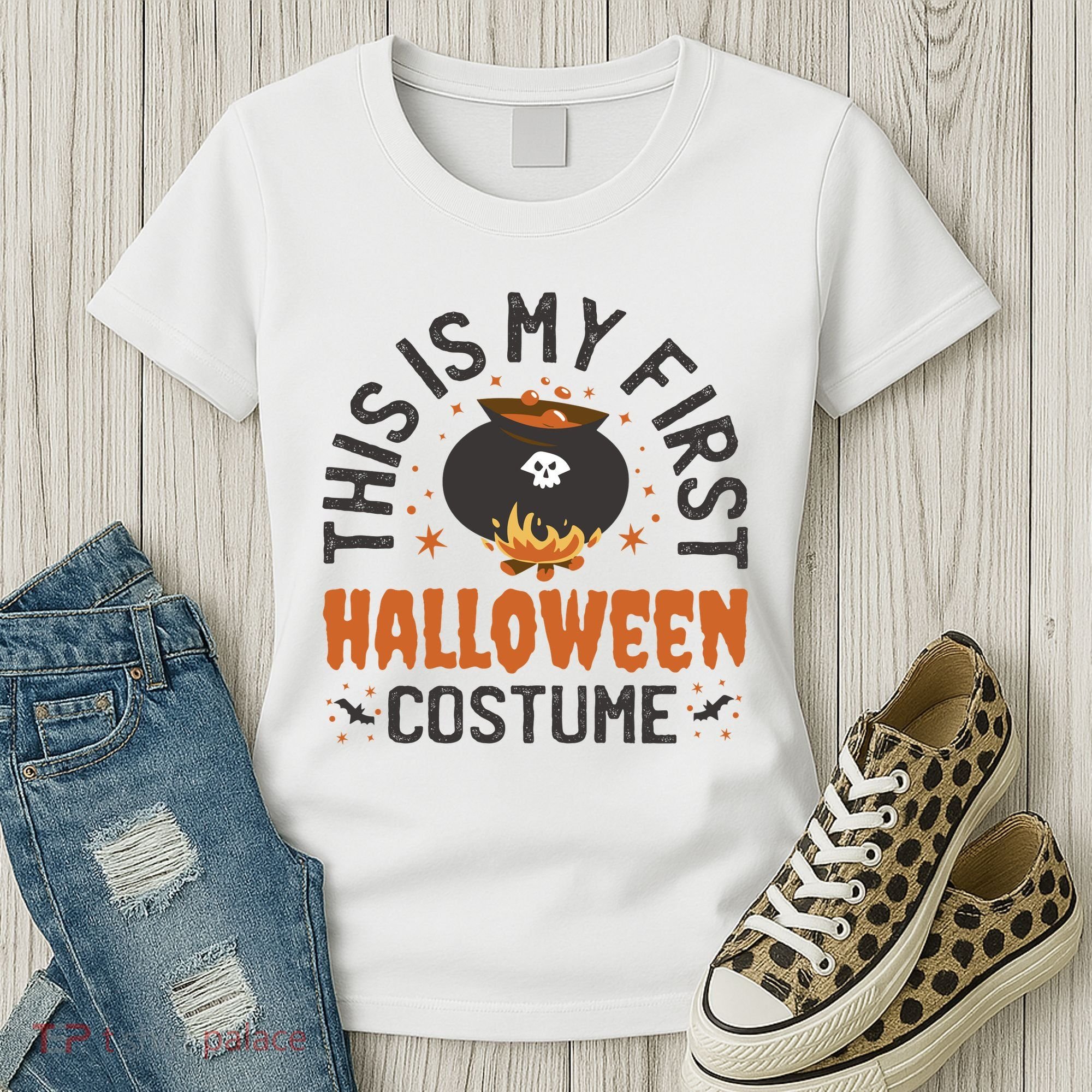 This Is My First Halloween Costume Cute Women's T-Shirt