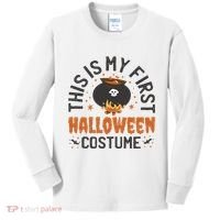 This Is My First Halloween Costume Cute Kids Long Sleeve Shirt thumb 0