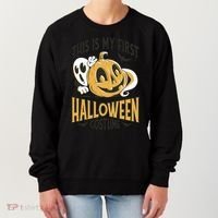 This Is My First Halloween Costume Cute Women's Sweatshirt thumb 0