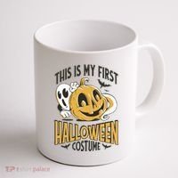 This Is My First Halloween Costume Cute Coffee Mug thumb 1