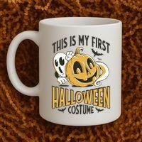 This Is My First Halloween Costume Cute Coffee Mug thumb 2