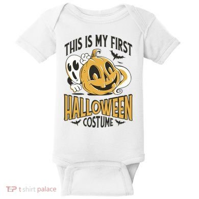This Is My First Halloween Costume Cute Baby Bodysuit