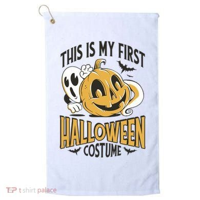 This Is My First Halloween Costume Cute Golf Towel