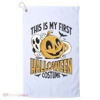 This Is My First Halloween Costume Cute Golf Towel thumb 0