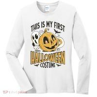 This Is My First Halloween Costume Cute Women's Long Sleeve Shirt thumb 0