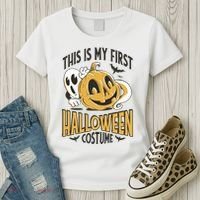 This Is My First Halloween Costume Cute Women's T-Shirt thumb 3