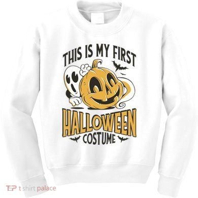 This Is My First Halloween Costume Cute Kids Sweatshirt