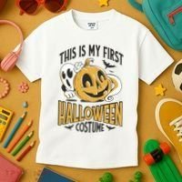 This Is My First Halloween Costume Cute Kids T-Shirt thumb 3