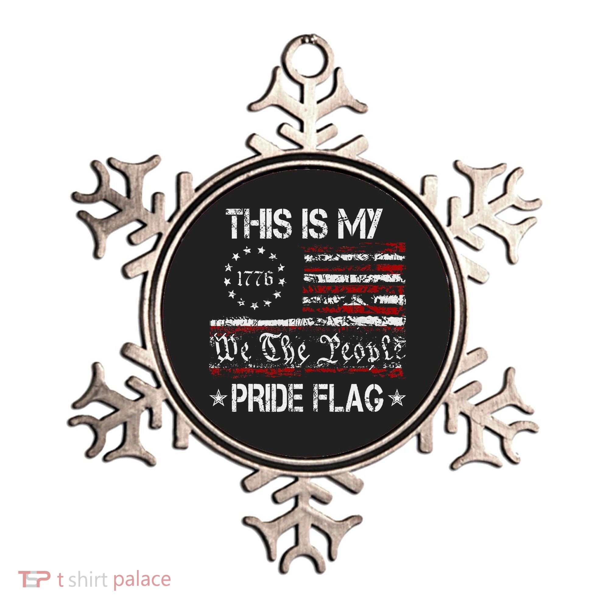 This Is My Pride Flag America 1776 We The People 4th Of July Ornament
