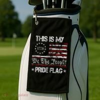 This Is My Pride Flag America 1776 We The People 4th Of July Golf Towel thumb 2