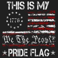 This Is My Pride Flag America 1776 We The People 4th Of July Golf Towel thumb 3