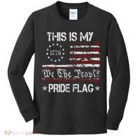 This Is My Pride Flag America 1776 We The People 4th Of July Kids Long Sleeve Shirt thumb 0