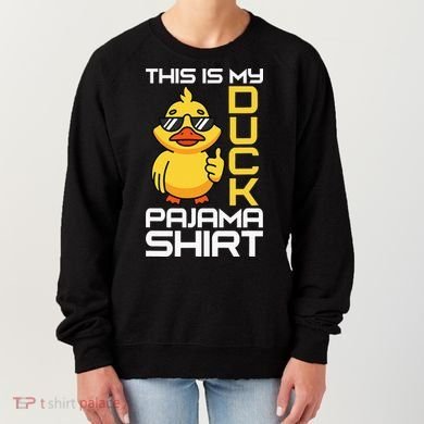 This Is My Duck Pajama Rubber Ducks Slumber Women's Sweatshirt