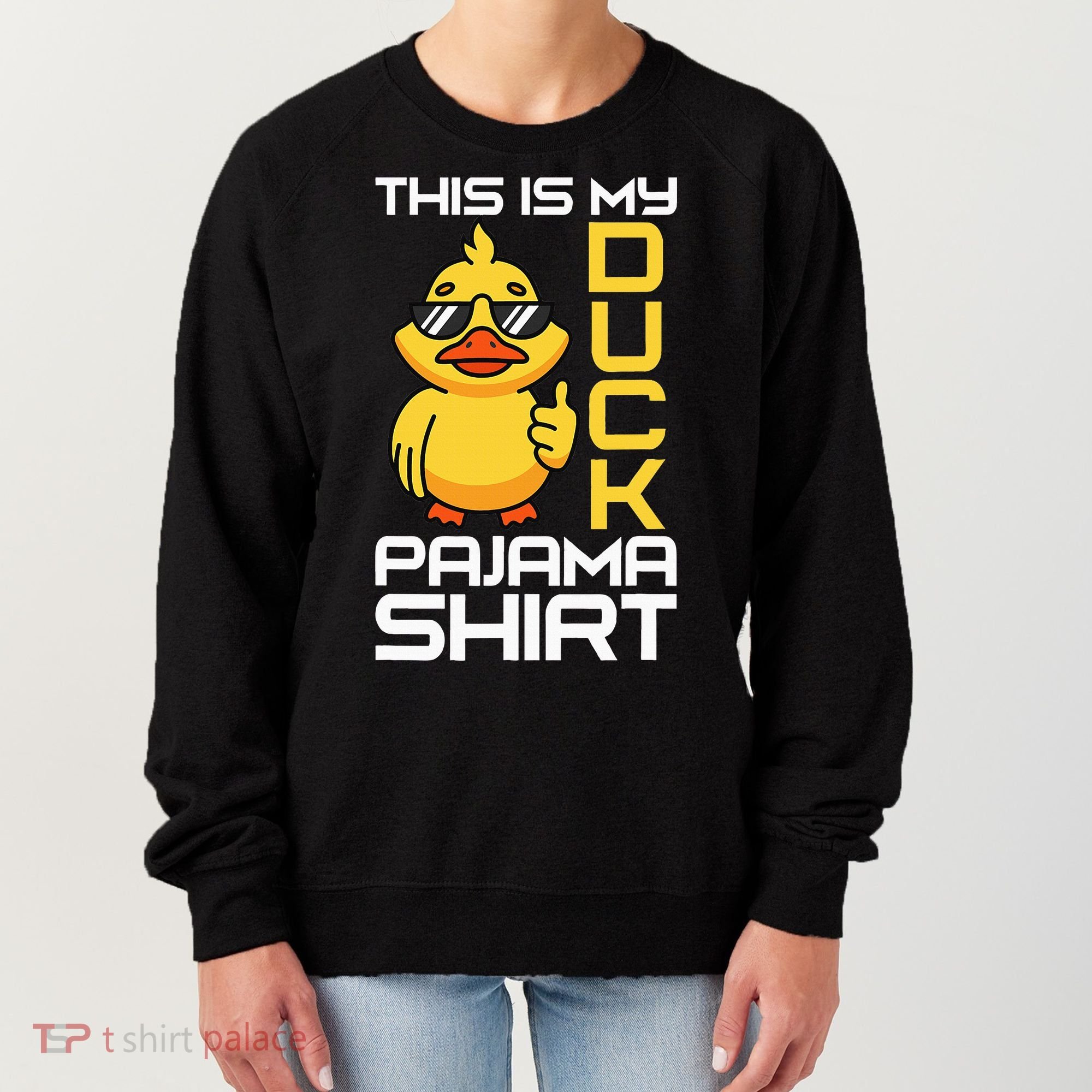 This Is My Duck Pajama Rubber Ducks Slumber Women's Sweatshirt
