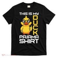 This Is My Duck Pajama Rubber Ducks Slumber T-Shirt thumb 0