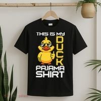 This Is My Duck Pajama Rubber Ducks Slumber T-Shirt thumb 2