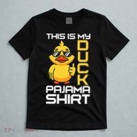 This Is My Duck Pajama Rubber Ducks Slumber T-Shirt thumb 5