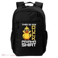 This Is My Duck Pajama Rubber Ducks Slumber Backpack thumb 0