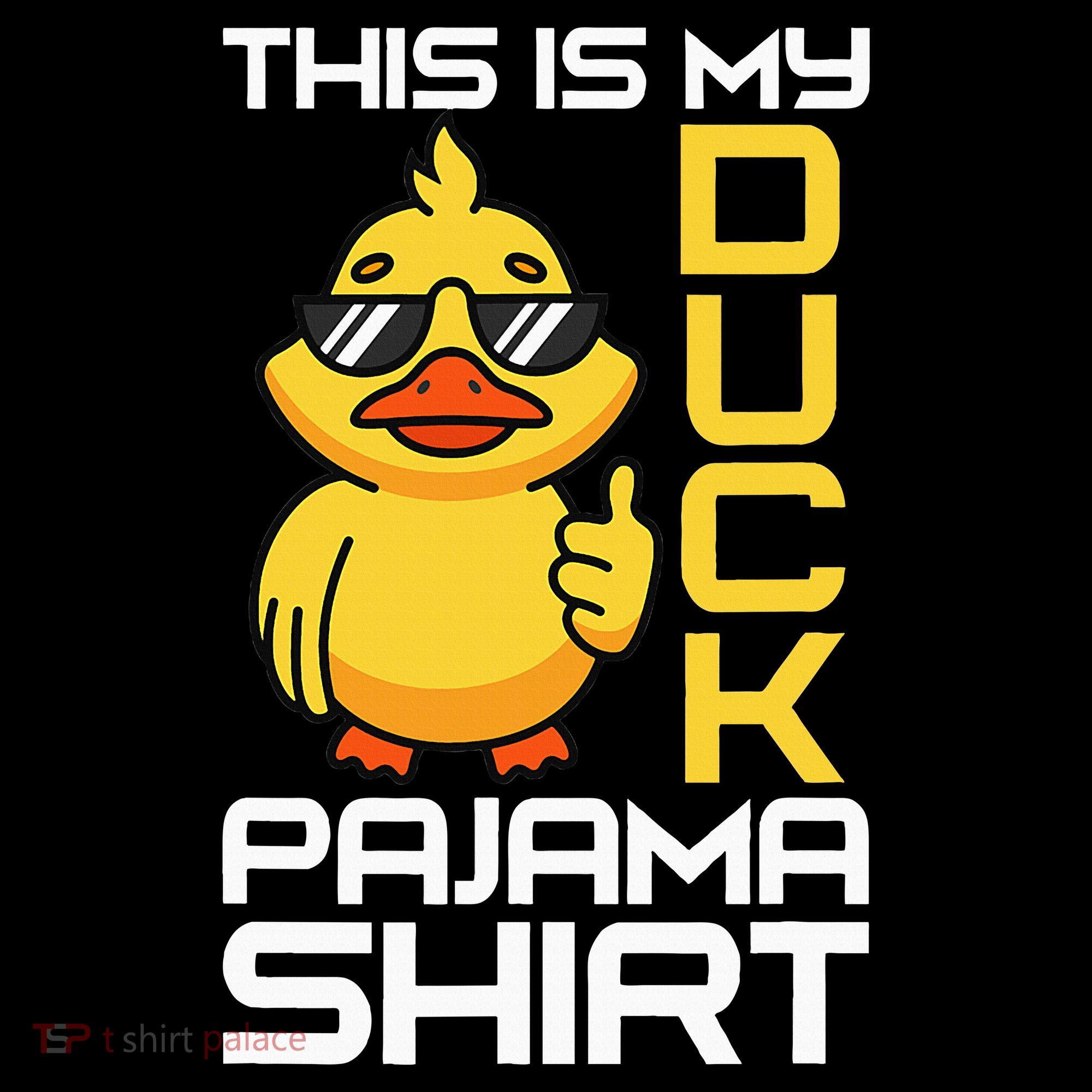 This Is My Duck Pajama Rubber Ducks Slumber Women's Hoodie