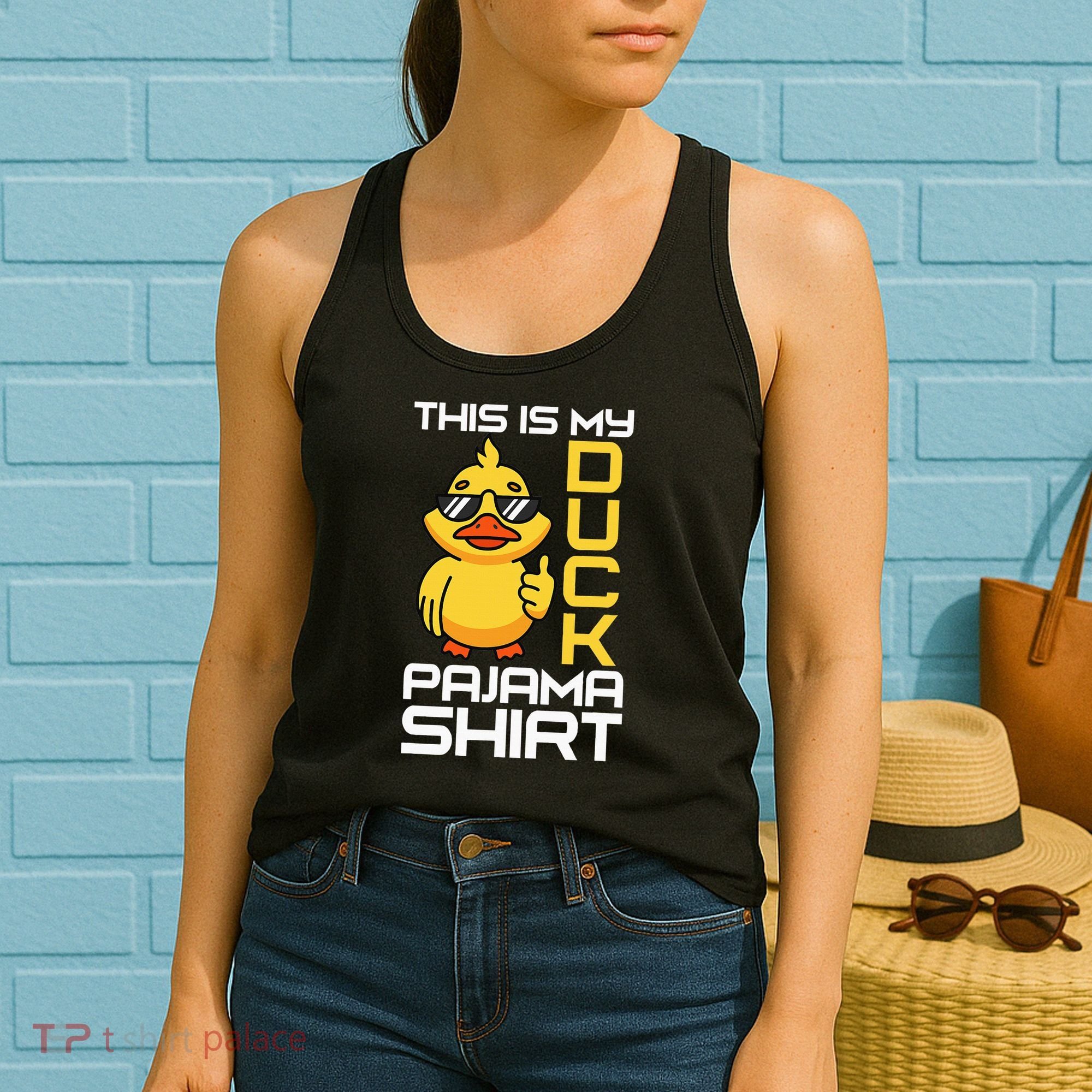This Is My Duck Pajama Rubber Ducks Slumber Women's Tank Top