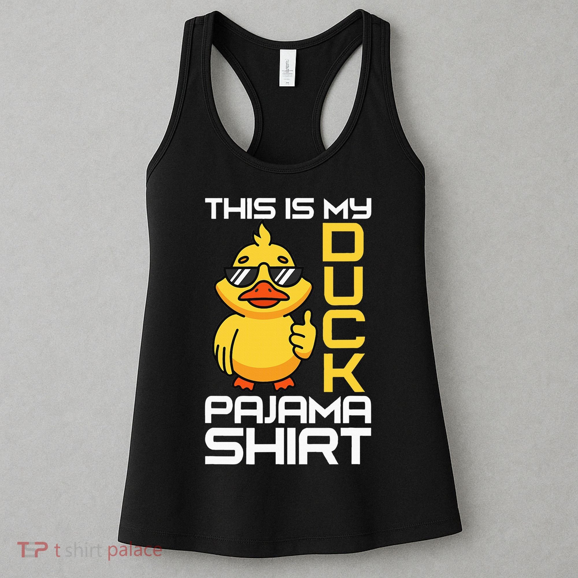 This Is My Duck Pajama Rubber Ducks Slumber Women's Tank Top